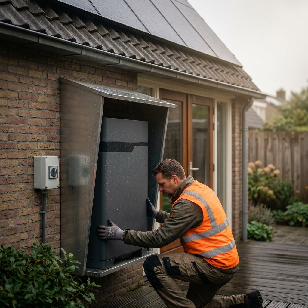 Thuisbatterij buiten