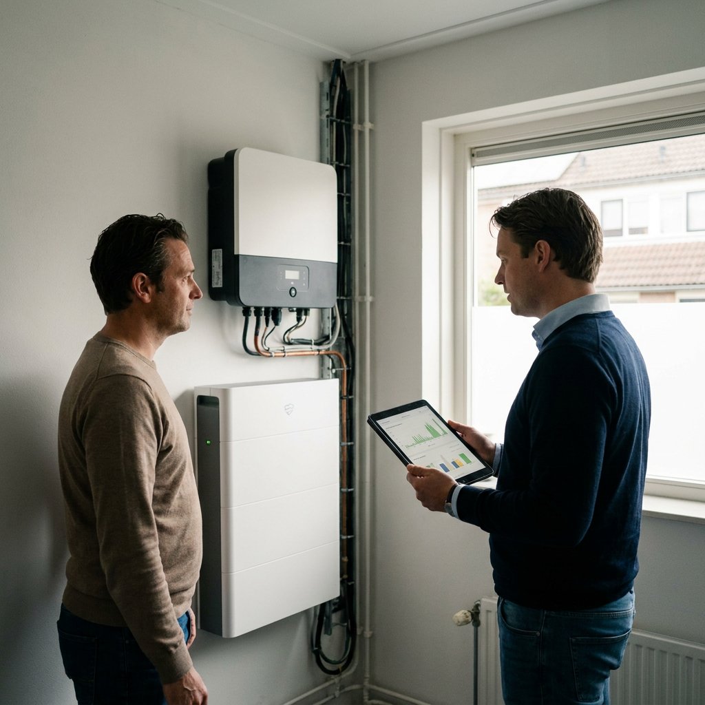 Thuisbatterij hoeveel kWh