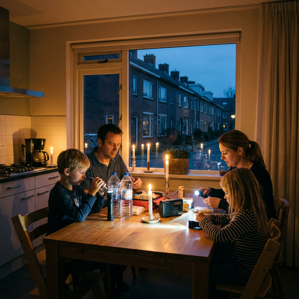 Stroomstoring thuis voorbereiden