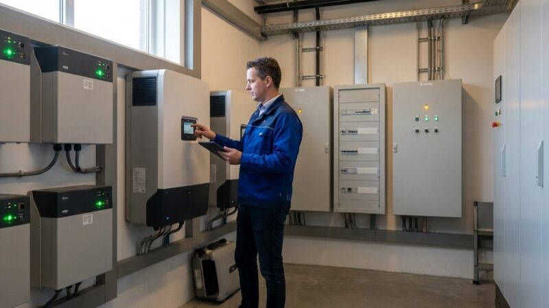 Zakelijke batterij noodstroom