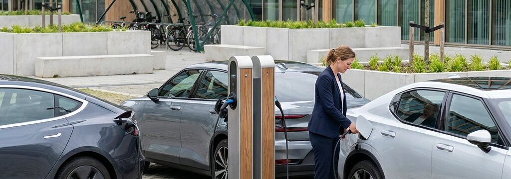 Dubbele laadpaal zakelijk