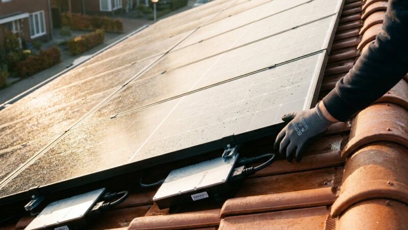 Micro omvormer zonnepanelen