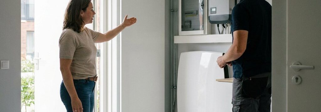 Thuisbatterij in een appartement